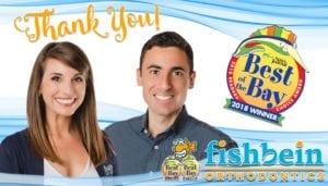 Fishbein Orthodontics Voted 2018 Best of Bay!