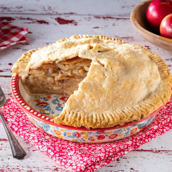 braces-friendly homemade apple pie