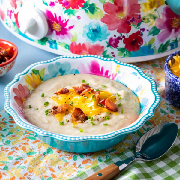 braces-friendly slow cooker potato soup